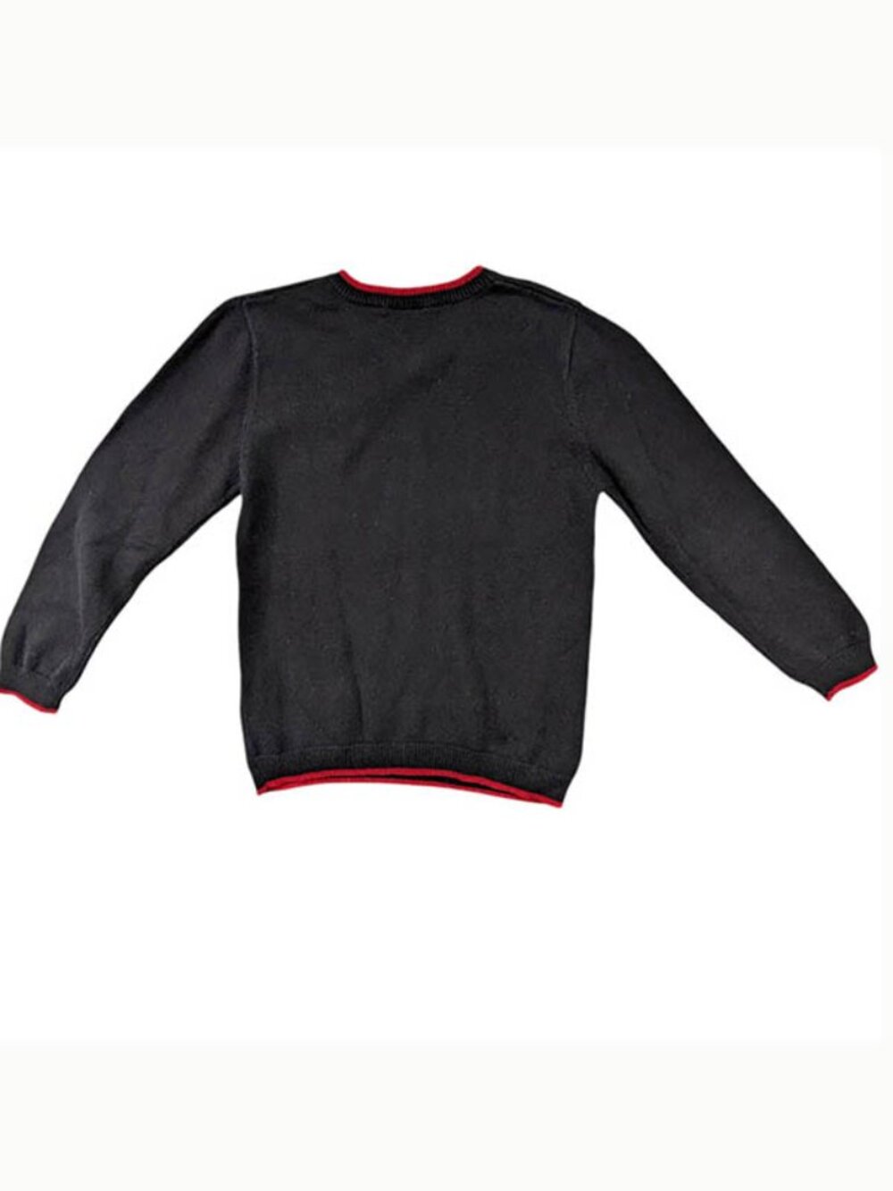 Hannah Andersson Sweater Girls 8 Black Argyle Preppy‎ Old Money Academia School - Picture 3 of 10